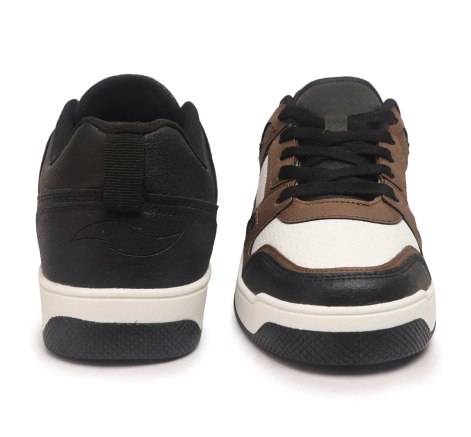 Hype Black Brown Men’s Casual Trainer
