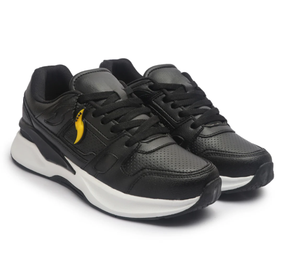 Hype Pulse Carbon Black Men’s Casual Trainer