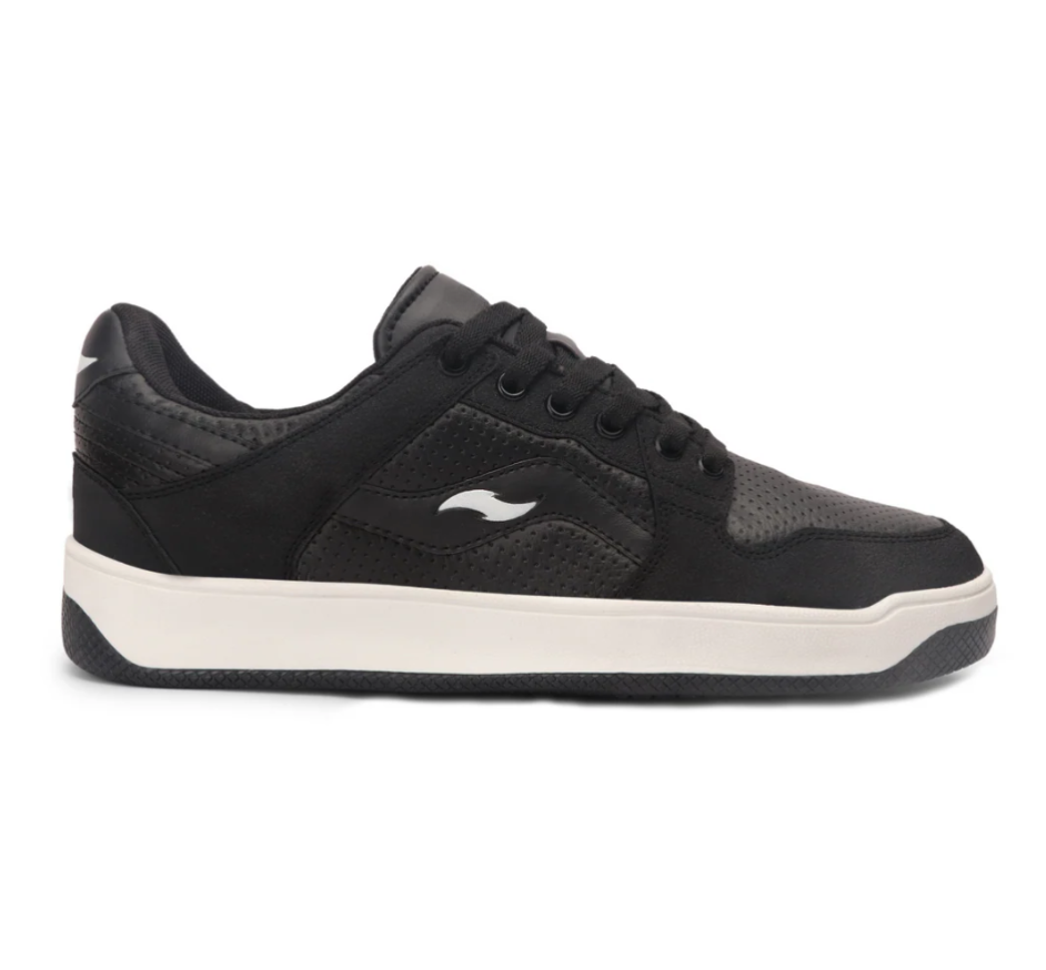 Hype Sleek Black Men’s Casual Trainer
