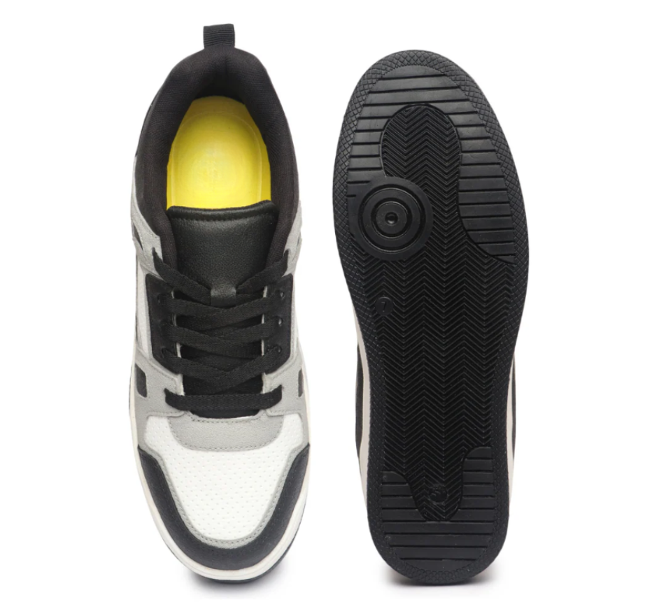 Hype Grey Black Men’s Casual Trainer