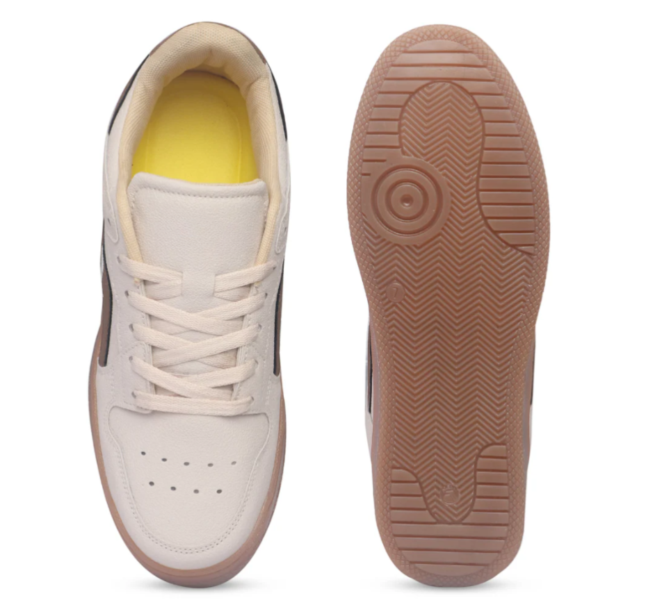 Hype Summit Sahara Cream Men’s Casual Trainer