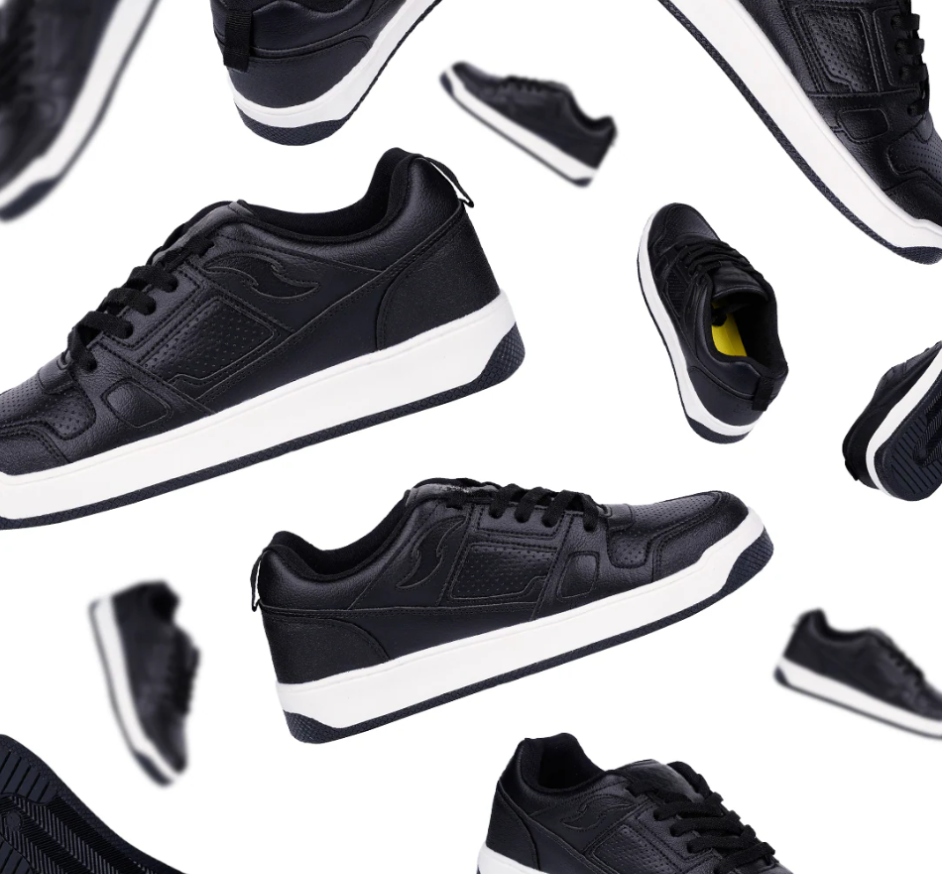 Hype Noble Black Men’s Casual Trainer