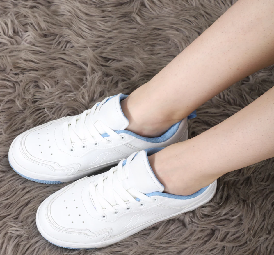Hype Grace Pearl White Women’s Casual Trainer