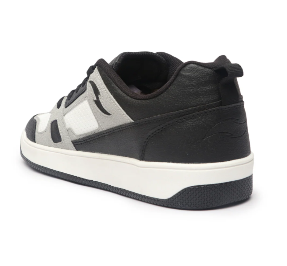 Hype Grey Black Men’s Casual Trainer