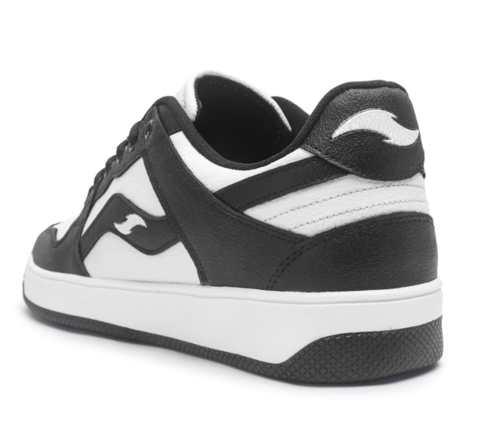 Hype Sleek Checkers Black Men’s Casual Trainer