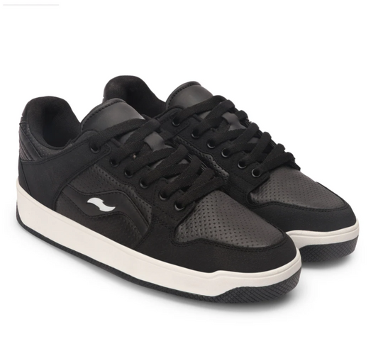 Hype Sleek Black Men’s Casual Trainer