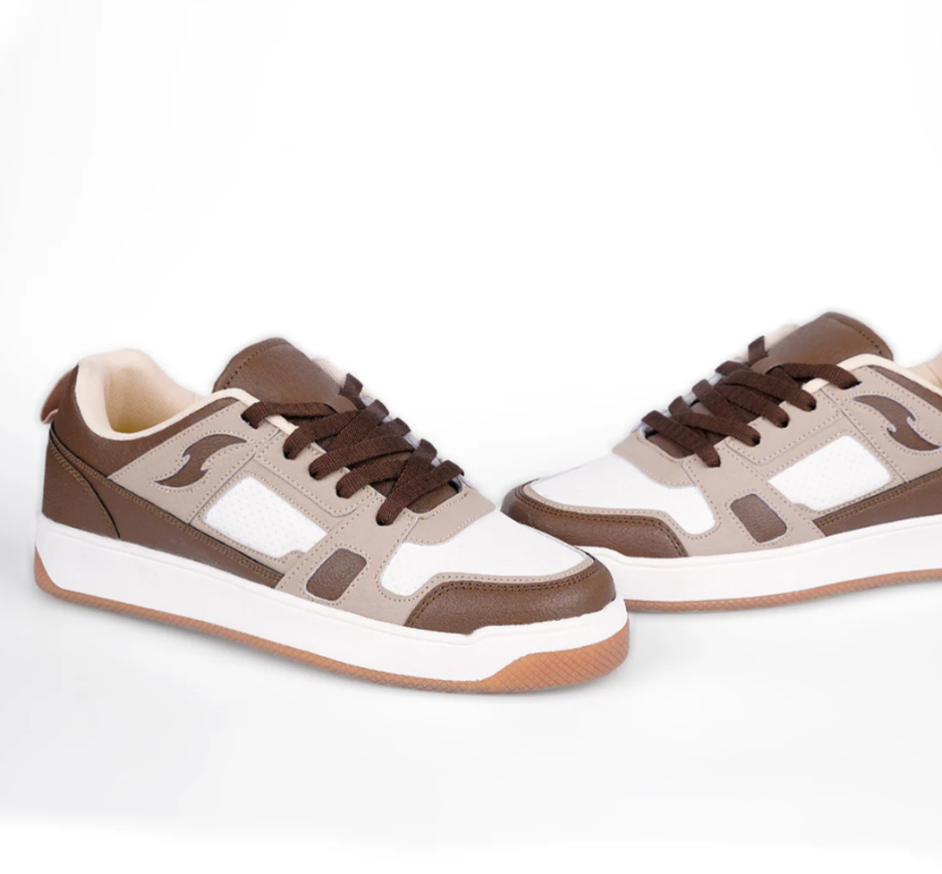 Hype Beige Brown Men’s Casual Trainer