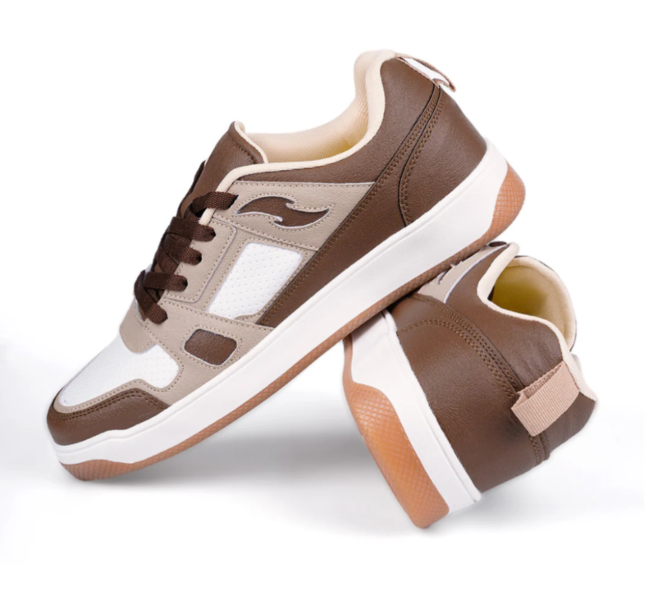 Hype Beige Brown Men’s Casual Trainer