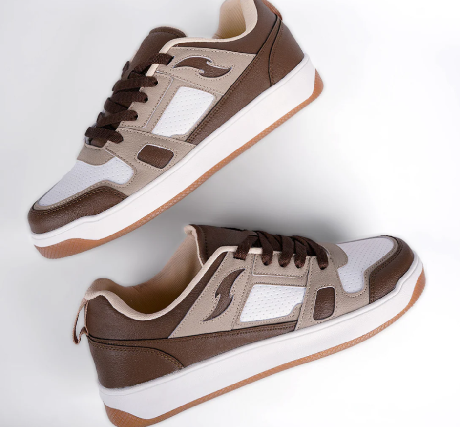 Hype Beige Brown Men’s Casual Trainer