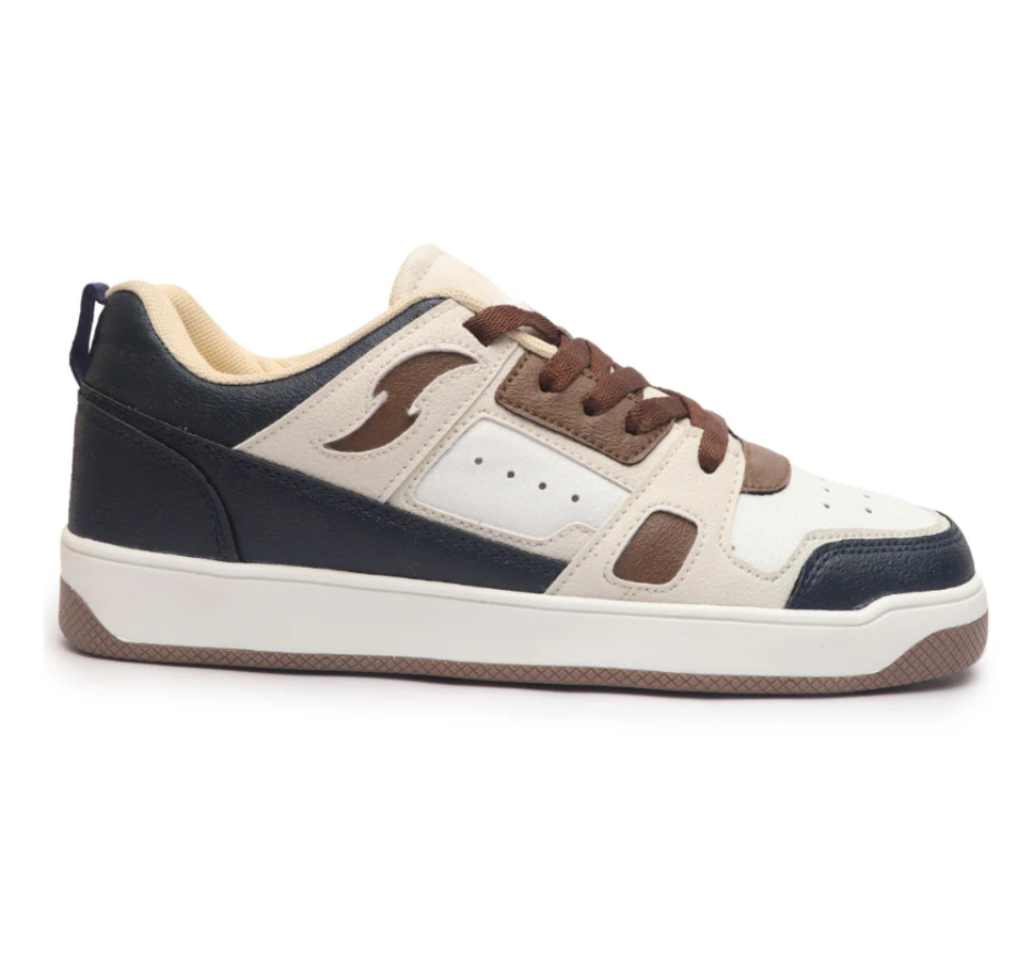 Hype Navy Cream Men’s Casual Trainer