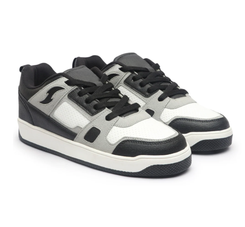 Hype Grey Black Men’s Casual Trainer