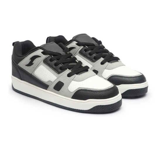 Hype Grey Black Men’s Casual Trainer