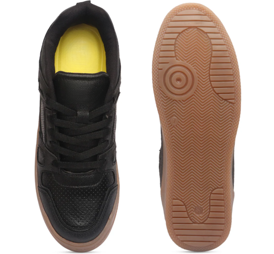 Hype Axis Rock Black Men’s Casual Trainer