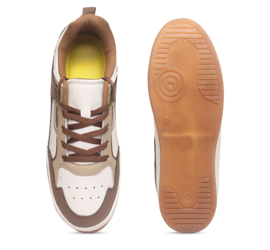 Hype Legacy Beige Brown Men’s Casual Trainer