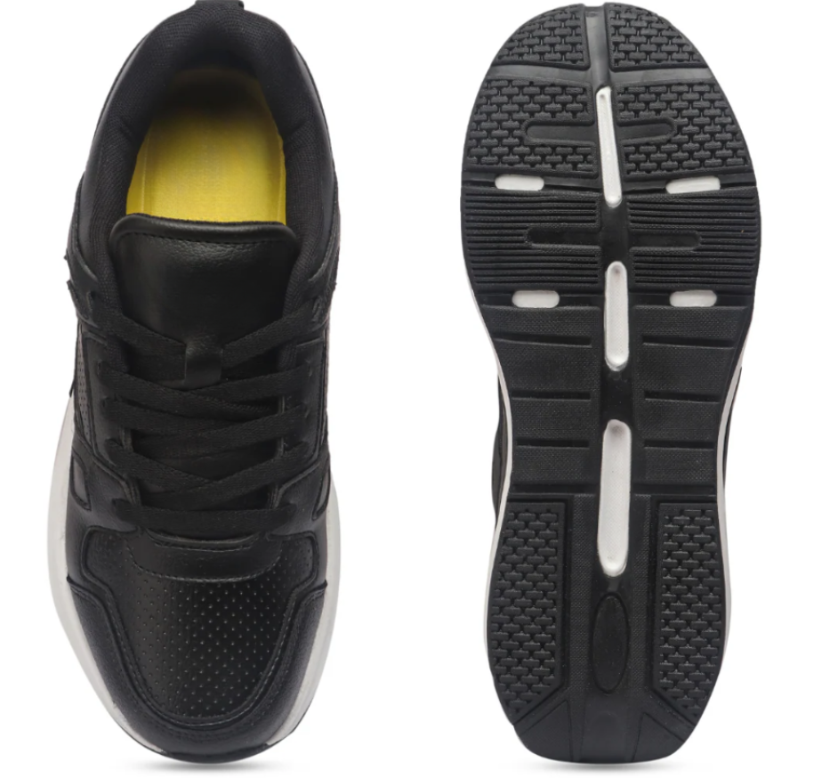 Hype Pulse Carbon Black Men’s Casual Trainer