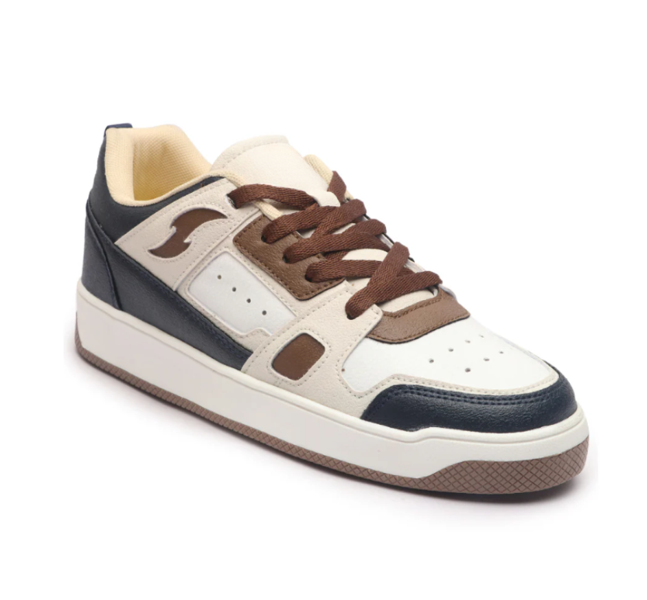 Hype Navy Cream Men’s Casual Trainer
