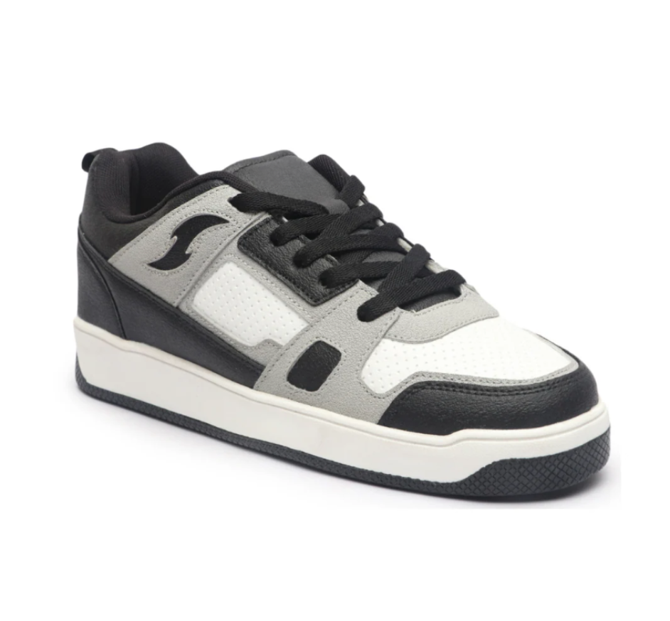 Hype Grey Black Men’s Casual Trainer