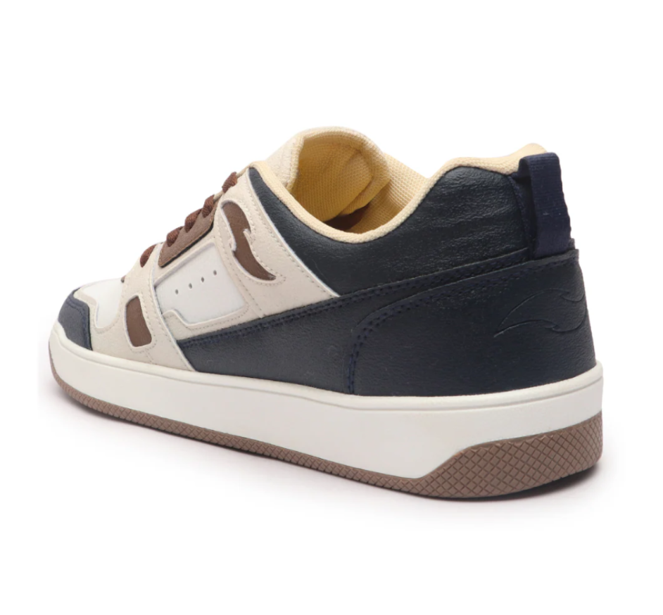 Hype Navy Cream Men’s Casual Trainer