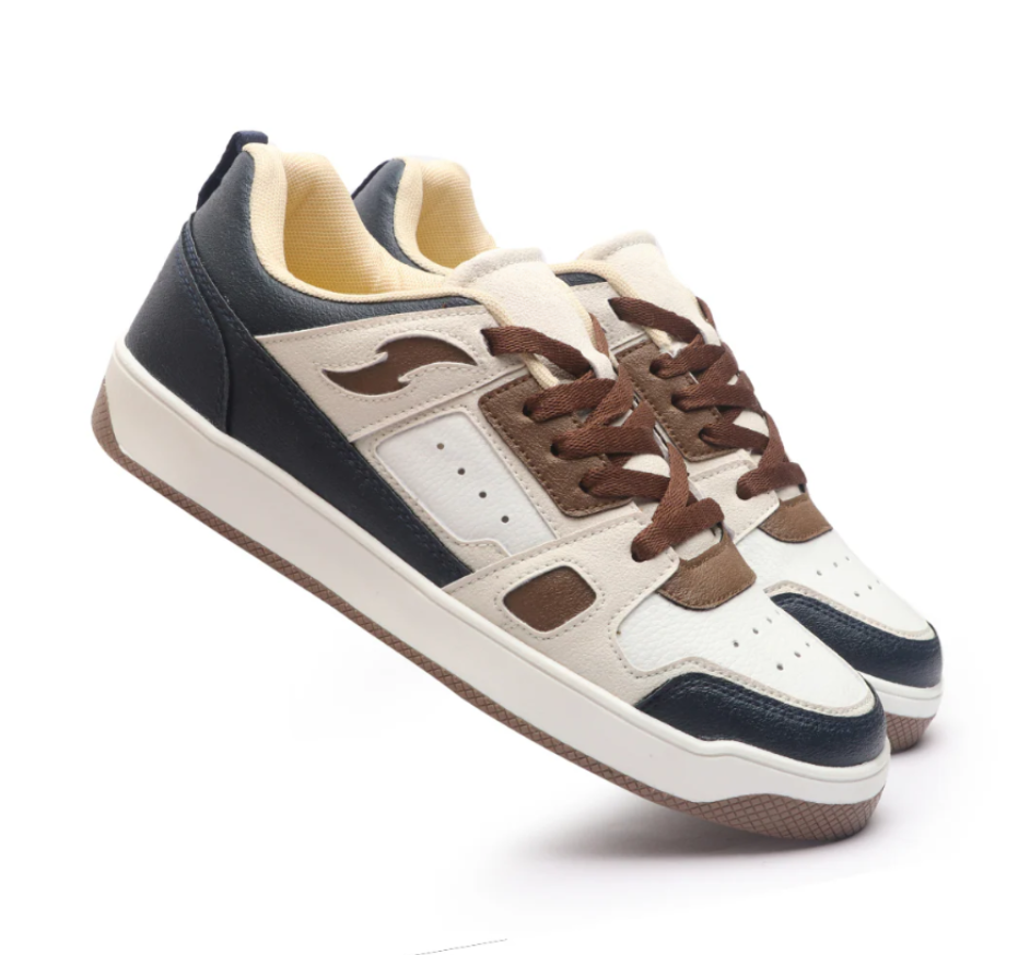 Hype Navy Cream Men’s Casual Trainer