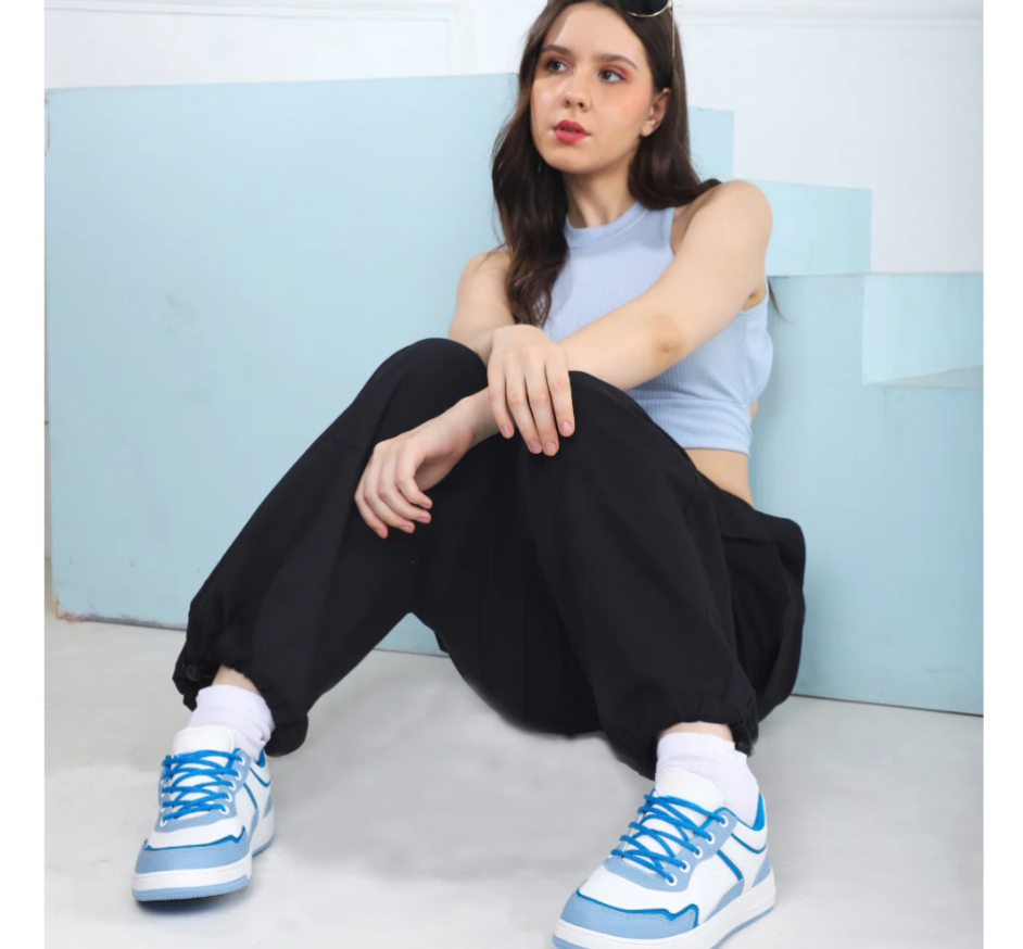 Hype Bloom Ocean Blue Women’s Casual Trainer