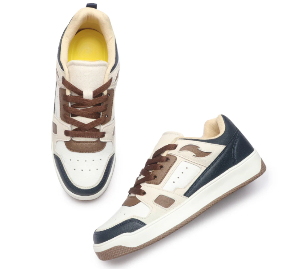 Hype Navy Cream Men’s Casual Trainer