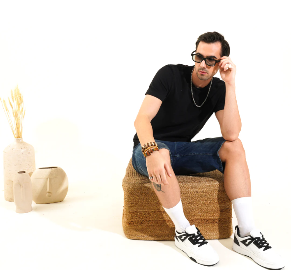 Hype Crown Salty Black Men’s Casual Trainer