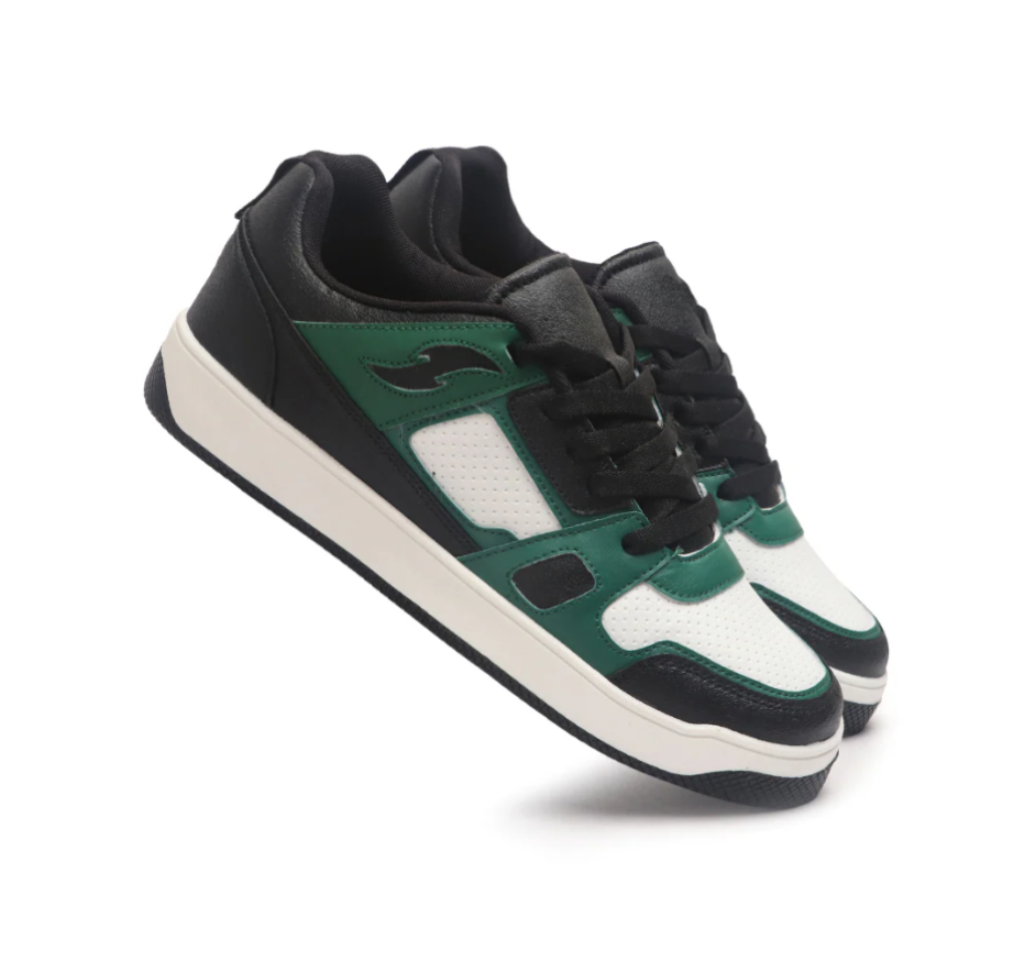 Hype Black Green Men’s Casual Trainer