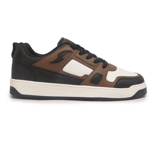 Hype Black Brown Men’s Casual Trainer