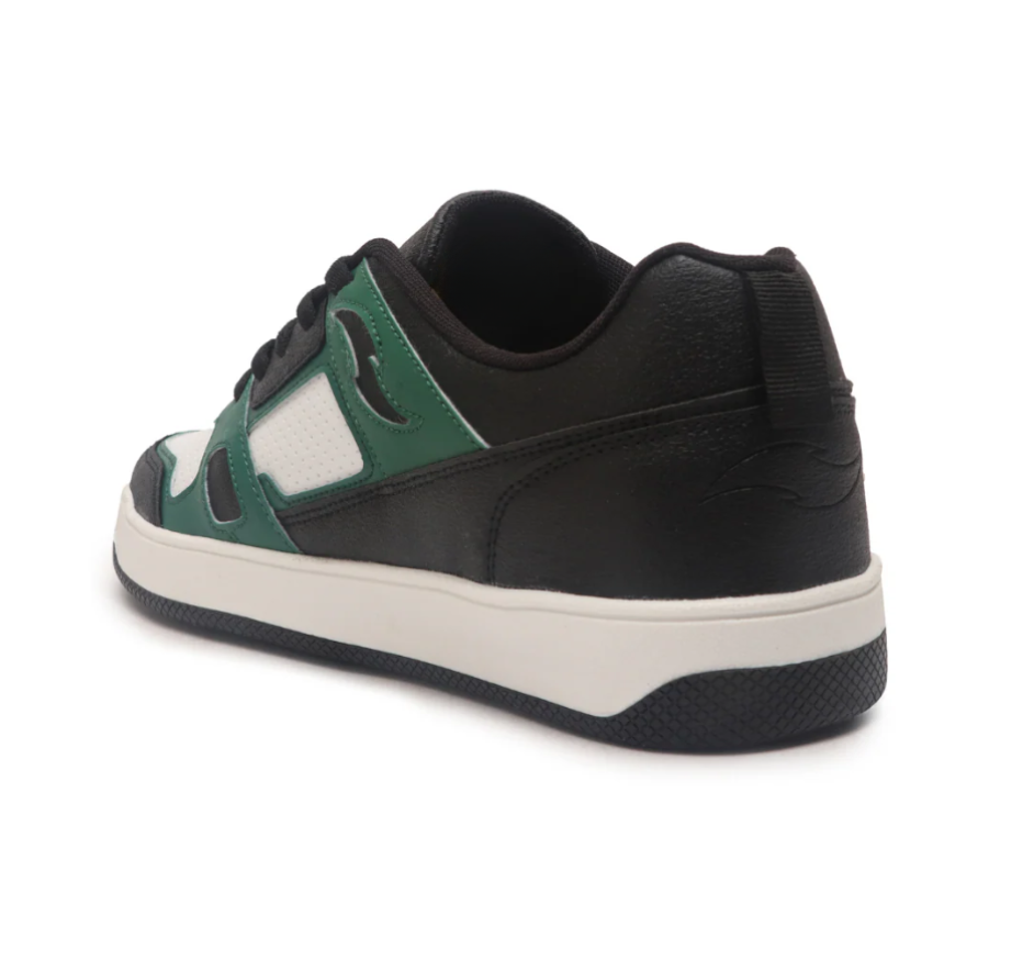 Hype Black Green Men’s Casual Trainer