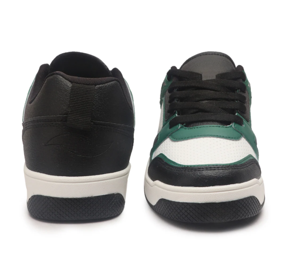 Hype Black Green Men’s Casual Trainer