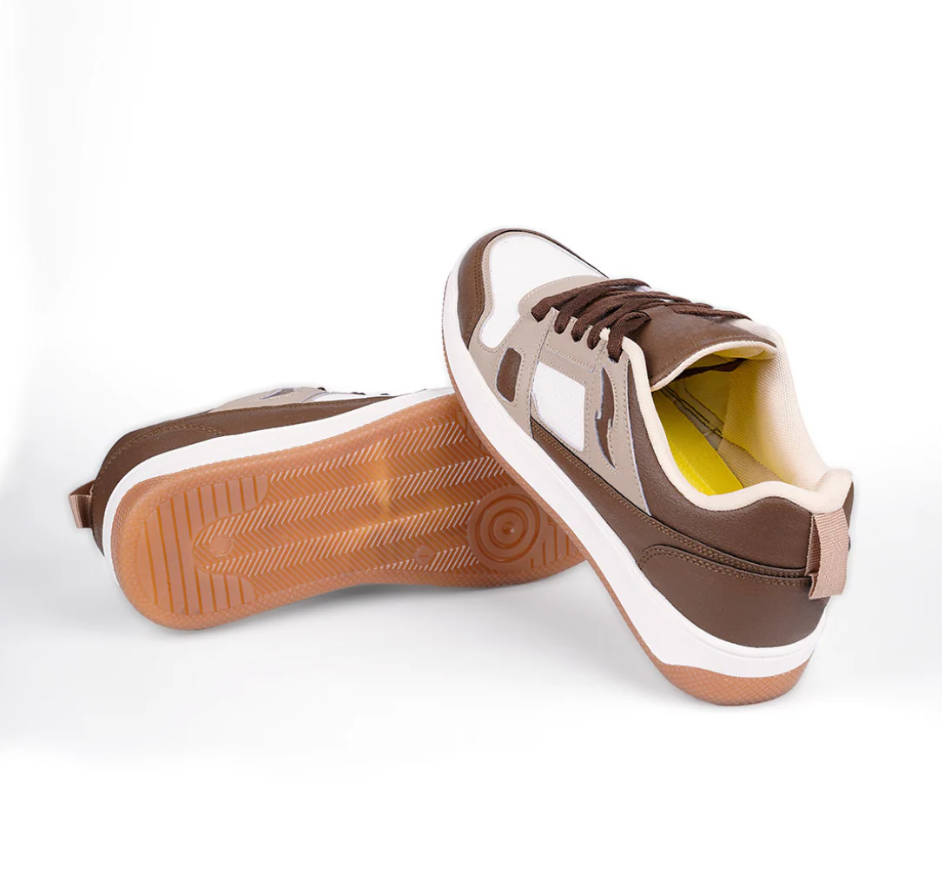 Hype Beige Brown Men’s Casual Trainer